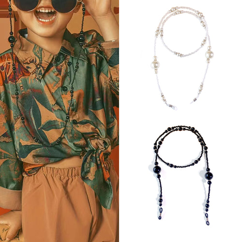Fashionable Beaded Eyewear Support Bowlift