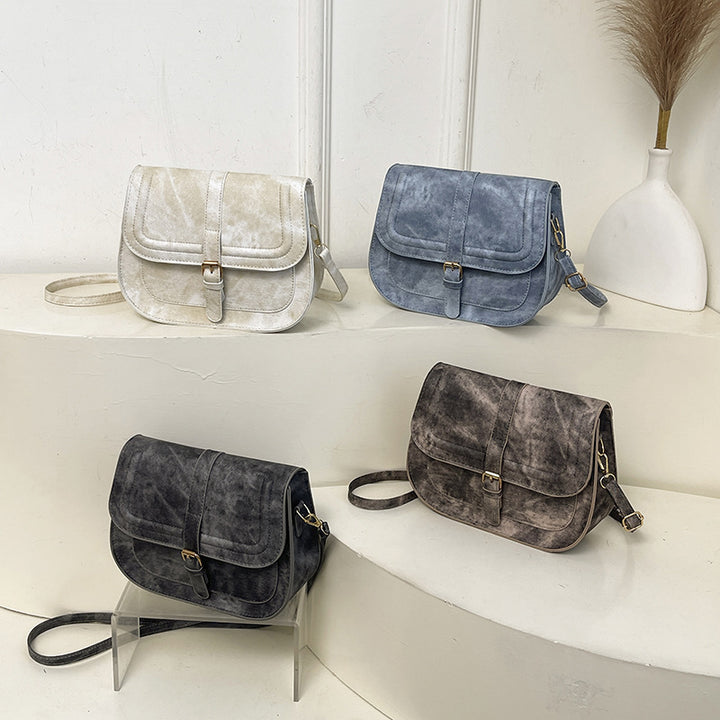 Vintage-Inspired Crossbody Satchel Bowlift
