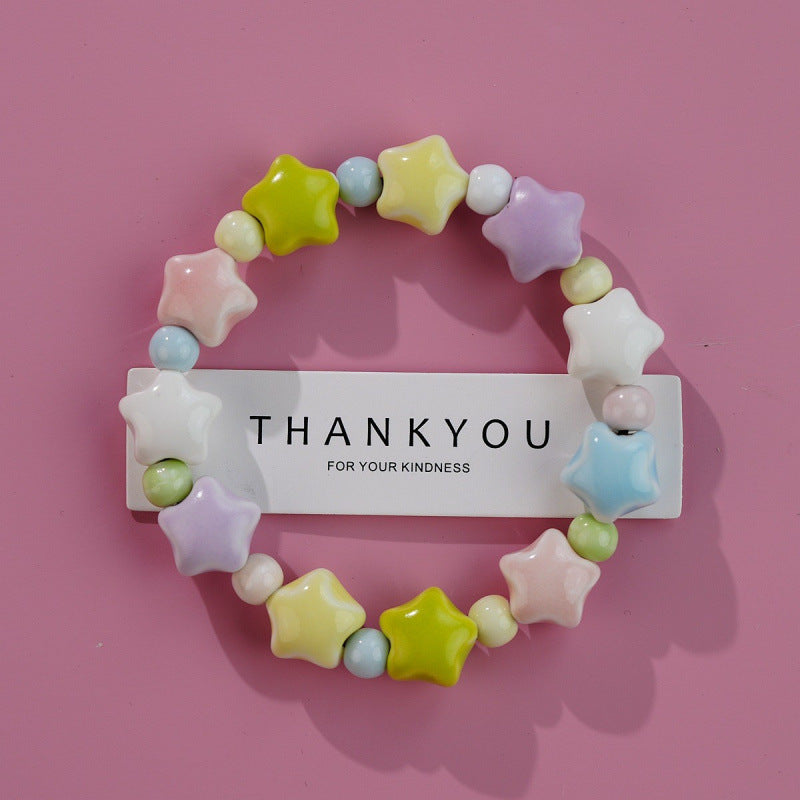 Heart-Shaped Beaded Bracelet Bowlift