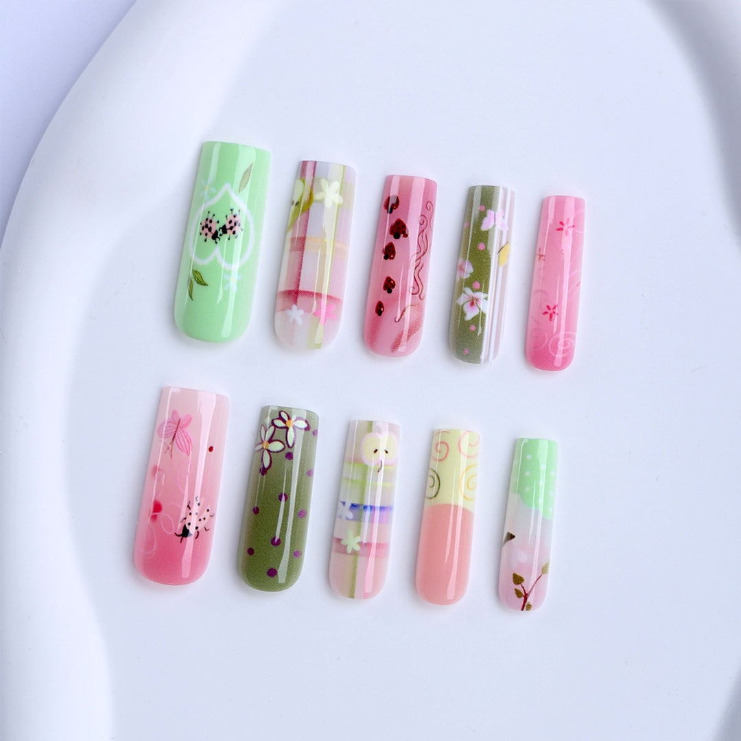 Modern Acrylic Nail Set Bowlift
