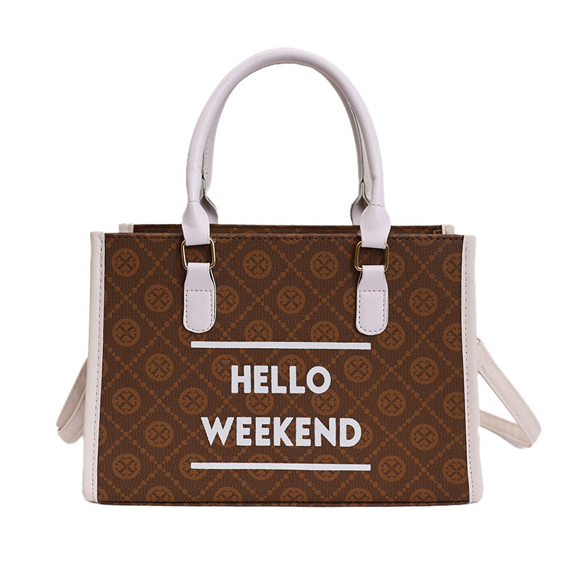 WoStylish Canvas Weekend Tote Bag Bowlift