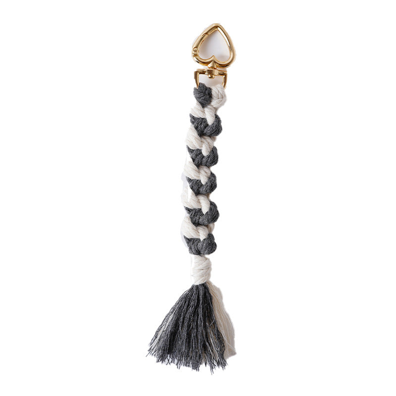 Decorative Macramé Keychain Holder Bowlift