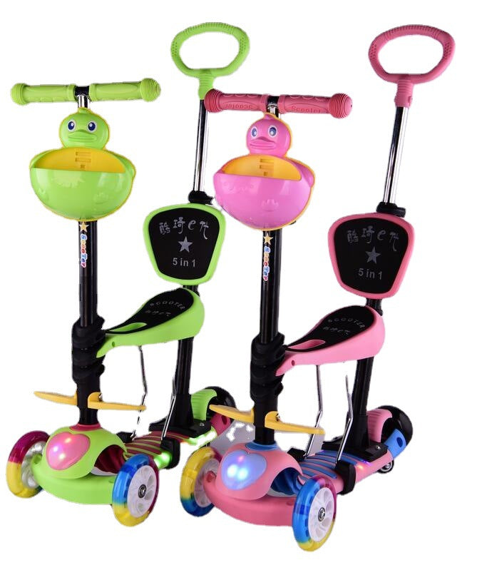 Multi-Functional Ride-On Scooter Bowlift