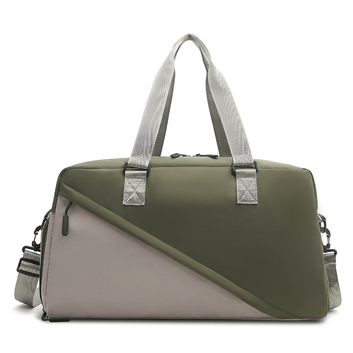 Sporty travel bag with adjustable shoulder strap and practical organizer compartments Bowlift