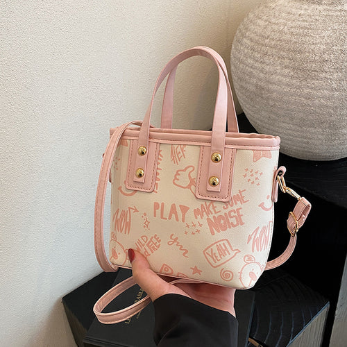 Fun Printed Mini Tote Bag