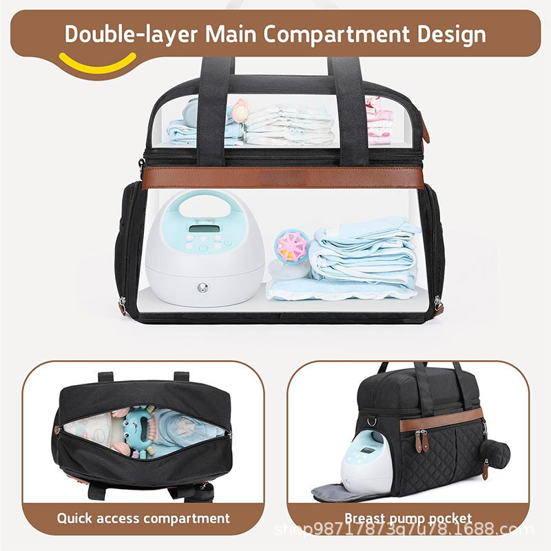 Versatile Quilted Travel Utility Bag Bowlift