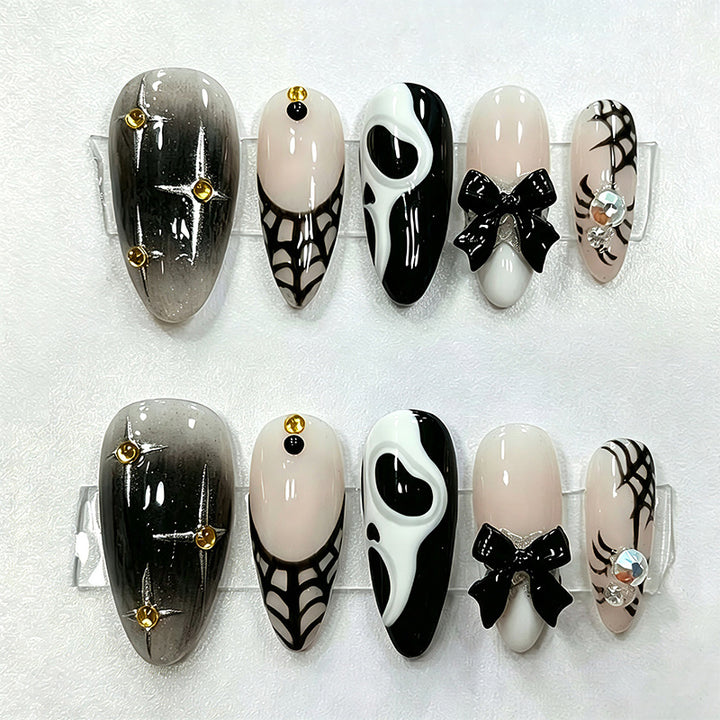 Halloween-style artificial nails Bowlift