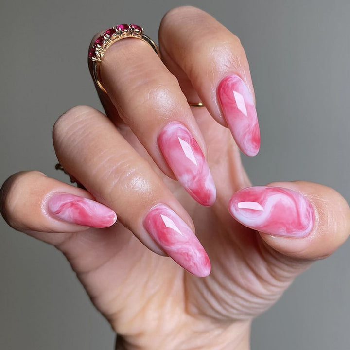 Marble Nail Art Design Bowlift