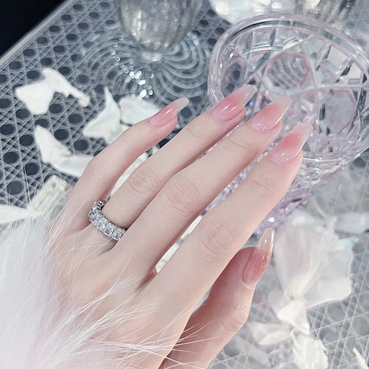 Acrylic nail set with elegant ombre effect Bowlift