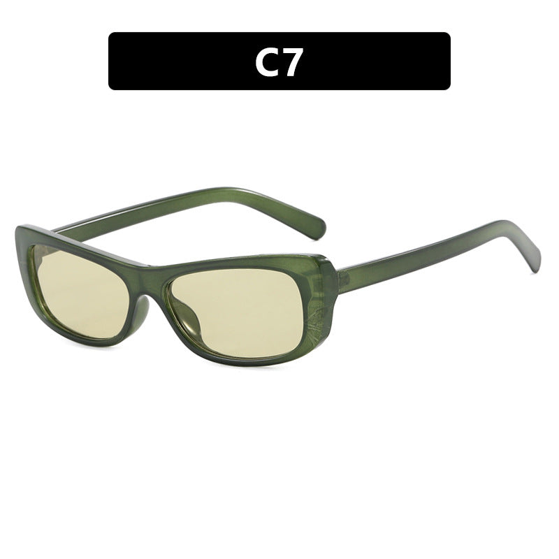 Ladies Trendy rectangular Sunglasses Bowlift