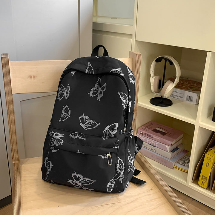 Artistic Butterfly Print Backpack