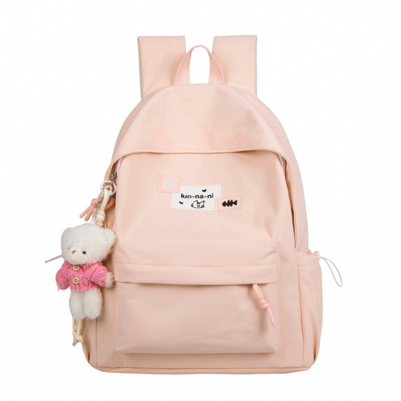 Adorable Character Design School Backpack Bowlift