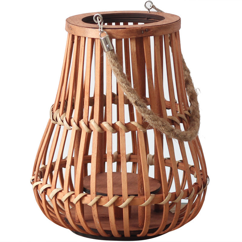 Stylish lantern with hemp handle Bowlift