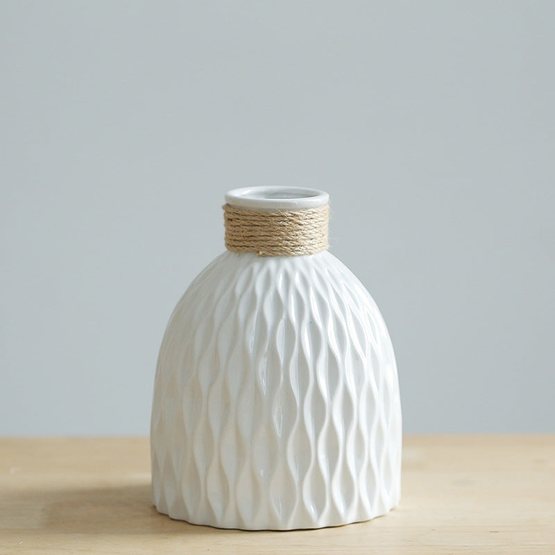 Decorative Textured Ceramic Vase