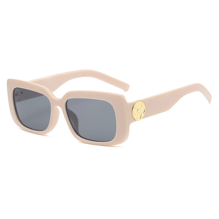 Women's Oversized Sunglasses with Luxurious Transparent Frame Bowlift