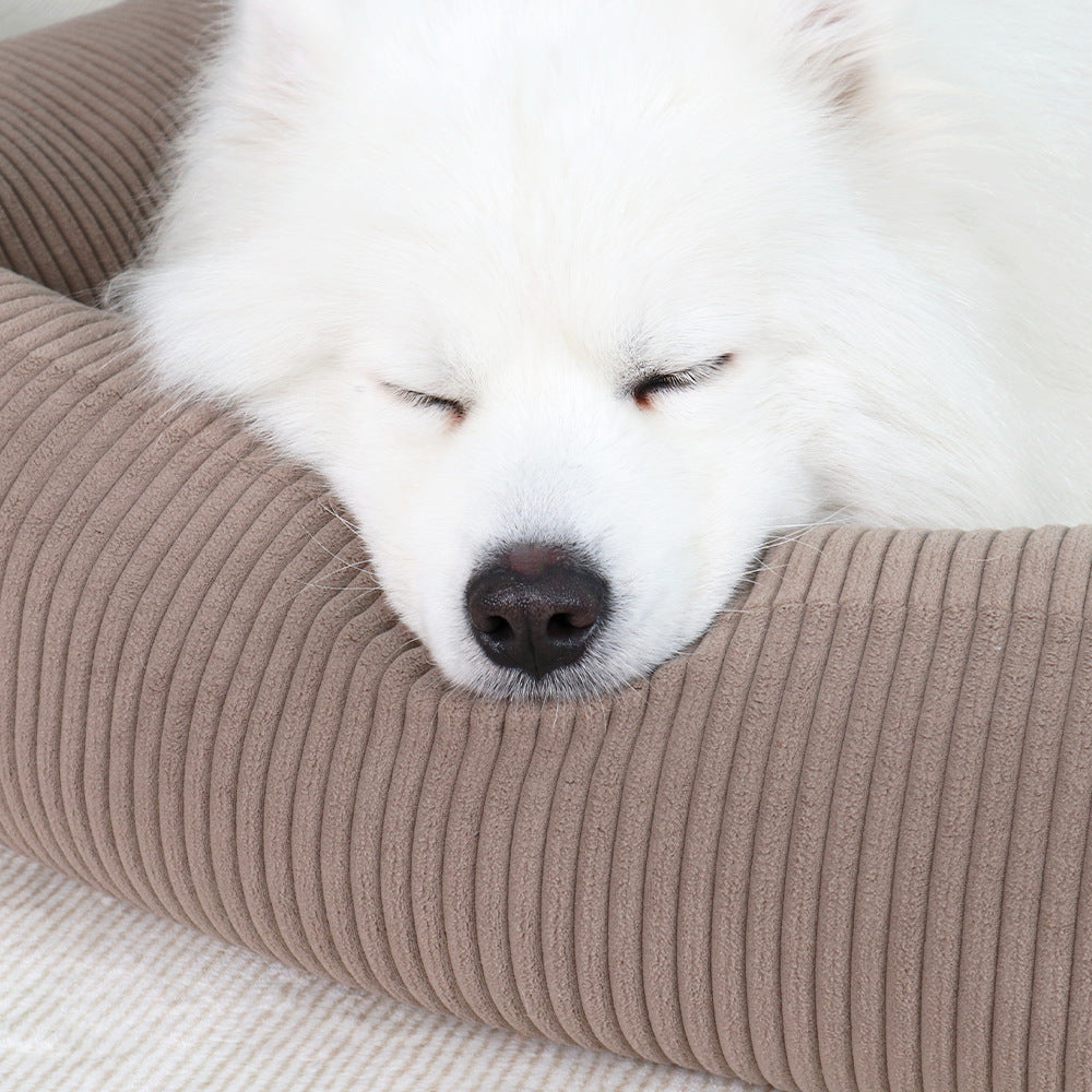 Deluxe Ribbed dog bed