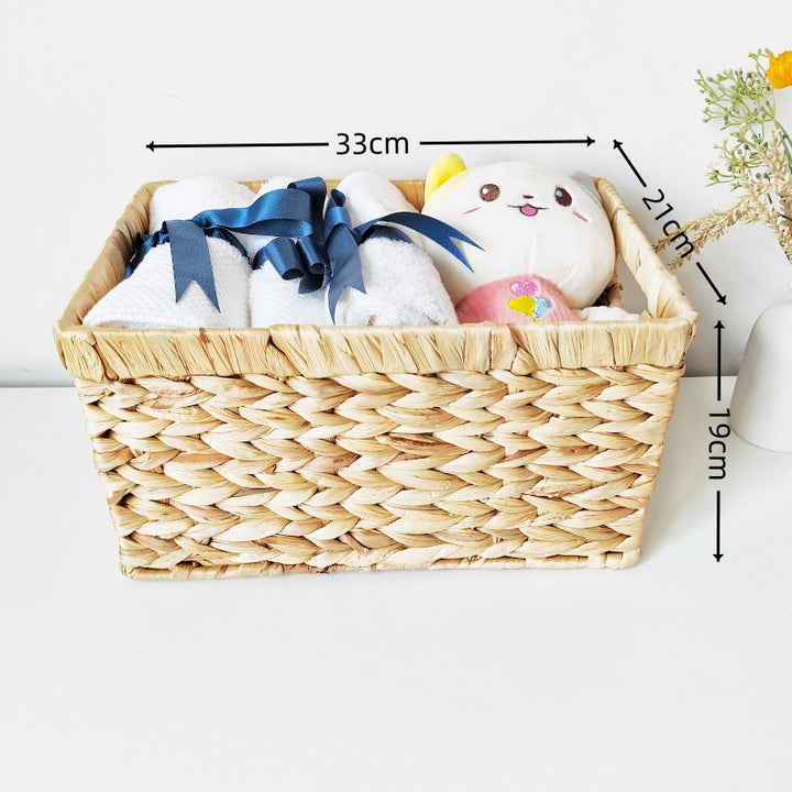 Handwoven Natural Fiber Storage Tray Bowlift