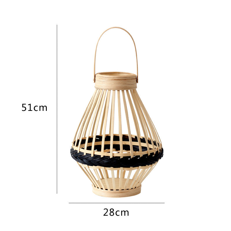 Decorative Rattan Lantern Bowlift