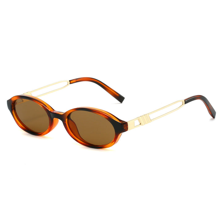 Chic Oval Frame Sunglasses Bowlift