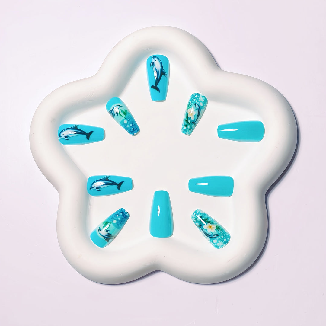 Artisanal Acrylic Nail Set Bowlift