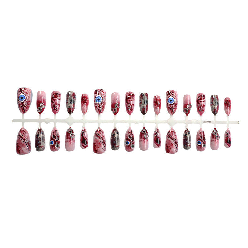 Creative Halloween-style Art Nails Bowlift