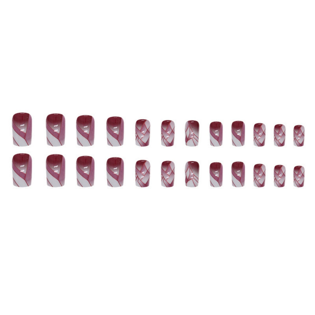 Artistic Geometric Nail Art Extensions Bowlift