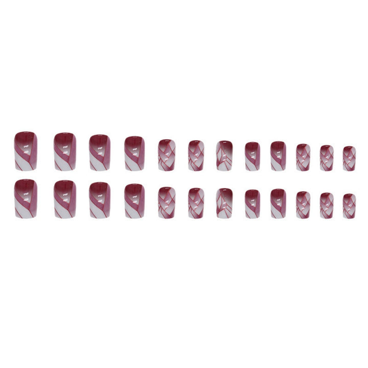 Artistic Geometric Nail Art Extensions Bowlift
