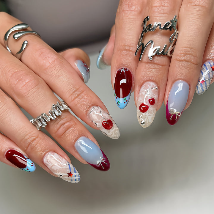 Artful fingernails with creative designs Bowlift