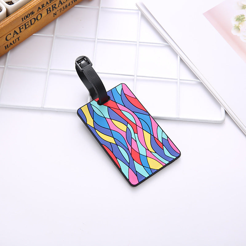 Unisex Luggage Tag in Creative Retro Pattern Bowlift