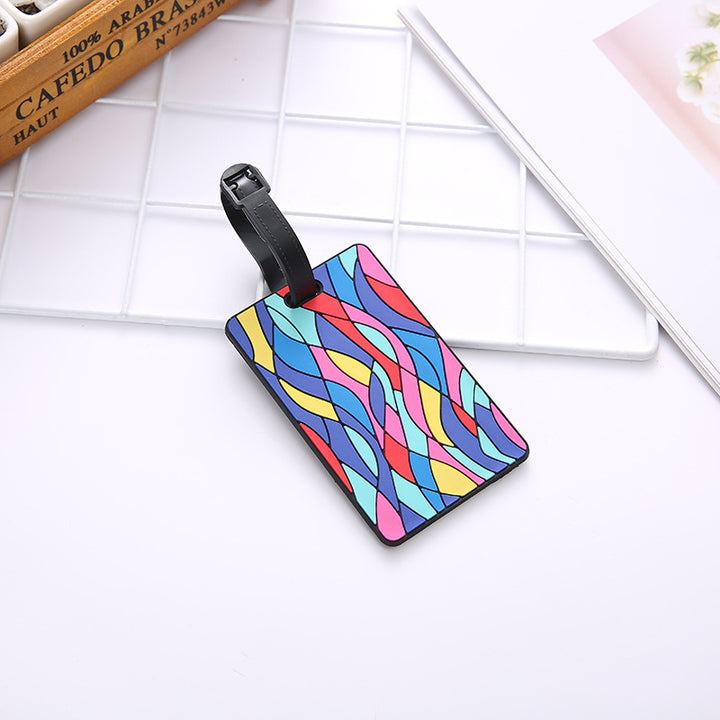 Unisex Luggage Tag in Creative Retro Pattern Bowlift