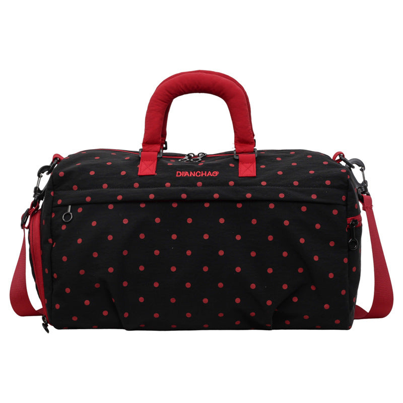 Stylish Polka Dot Weekend Duffle