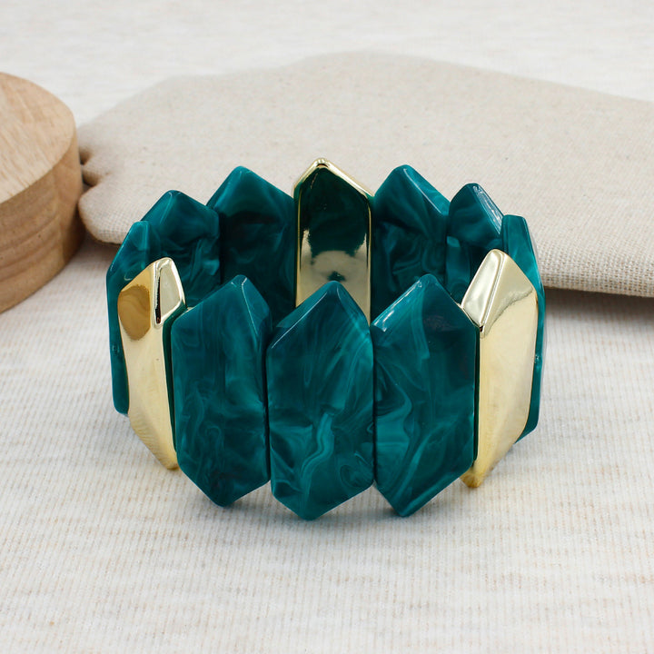 Geometric Resin Bracelet Bowlift