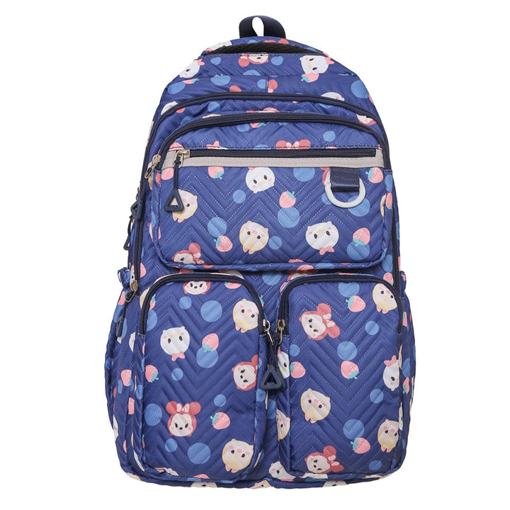 Fun Character Design Quilted Backpack Bowlift