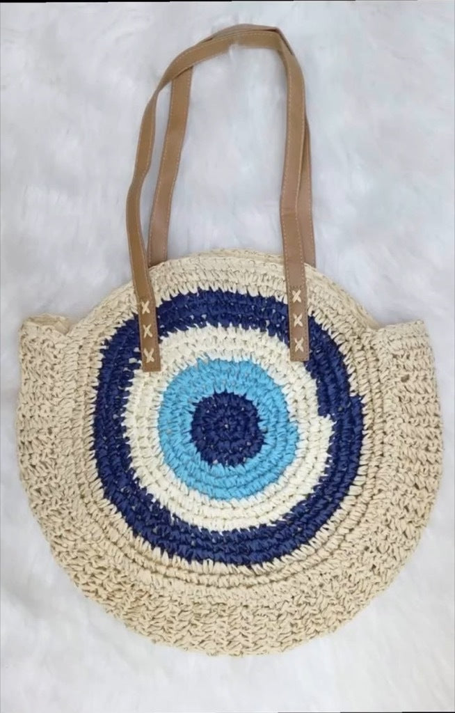 Round Macrame Beach Bag Bowlift