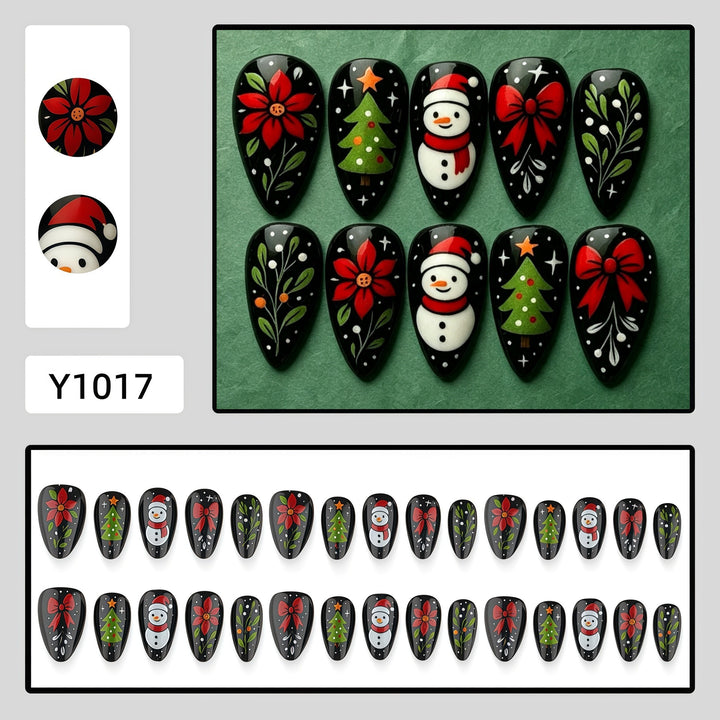 Artificial Nails in Modern Tribal Design Bowlift