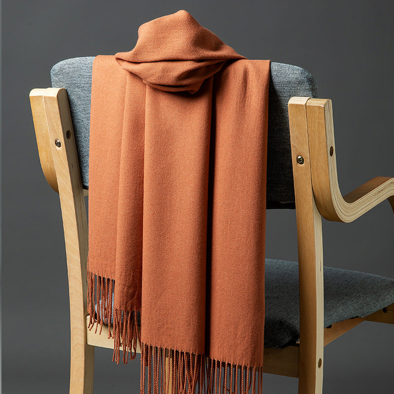 Luxurious Cashmere-Blend Throw Blanket