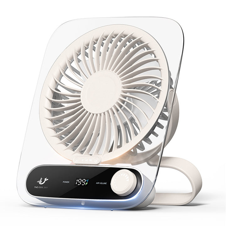 Ladies Portable Fan with LED Display Bowlift