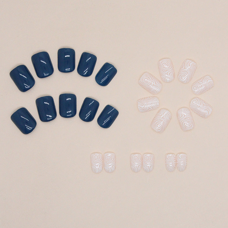 Textured Geometric Nail Art Extensions Bowlift