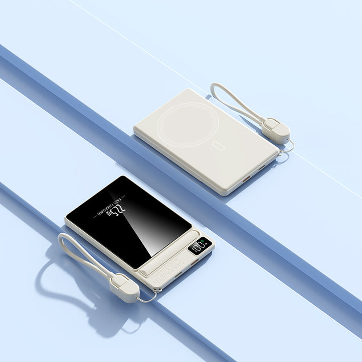 Portable power bank with wireless charging function from Bowlift