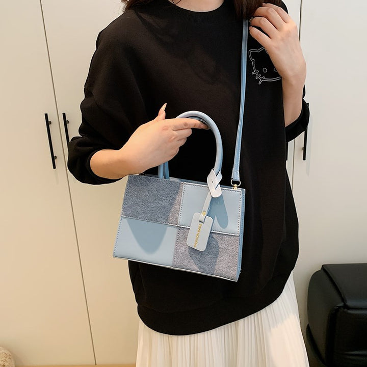 Geometric Structured Handbag Bowlift