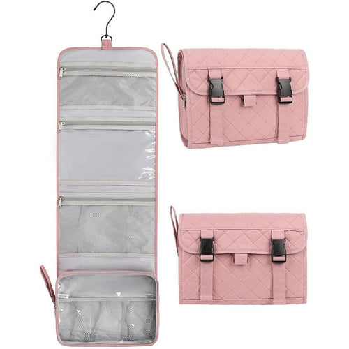 Multifunctional cosmetic bag with hook Bowlift