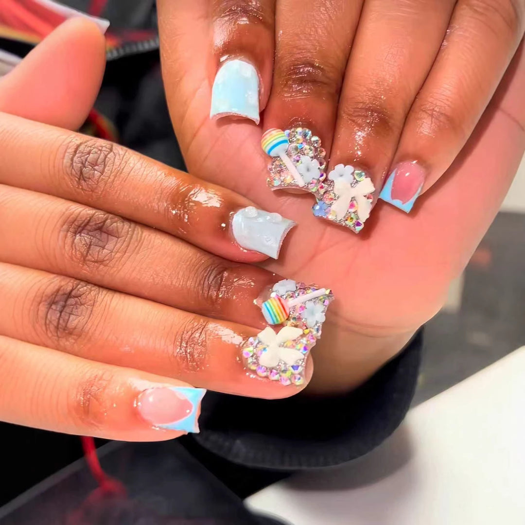 Glamorous Decorative Nail Art Enhancements Bowlift
