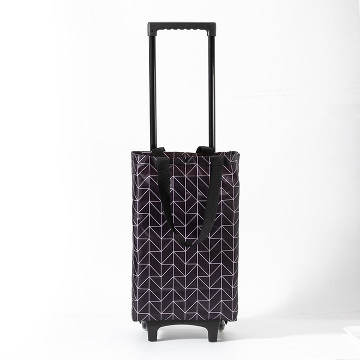 Practical Rolling Bag with Floral Design Bowlift