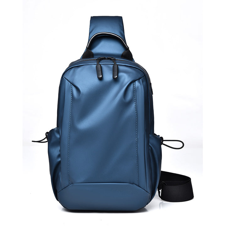 Sleek Water-Resistant Sling Backpack Bowlift