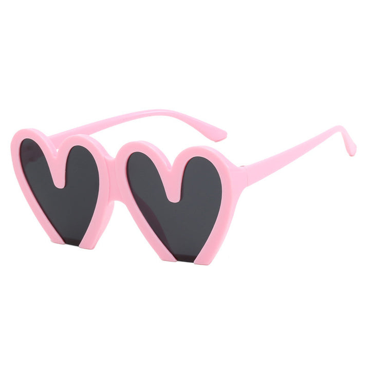 Women Heart-Shaped Sunglasses Bowlift 1780928954