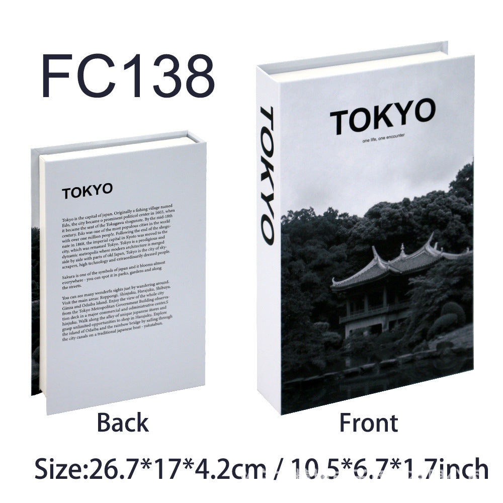 Decorative Hardcover Hidden Storage Book Safe Bowlift