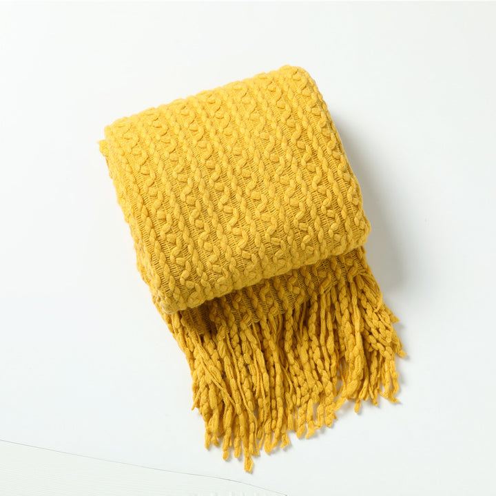 Textured Knit Scarf