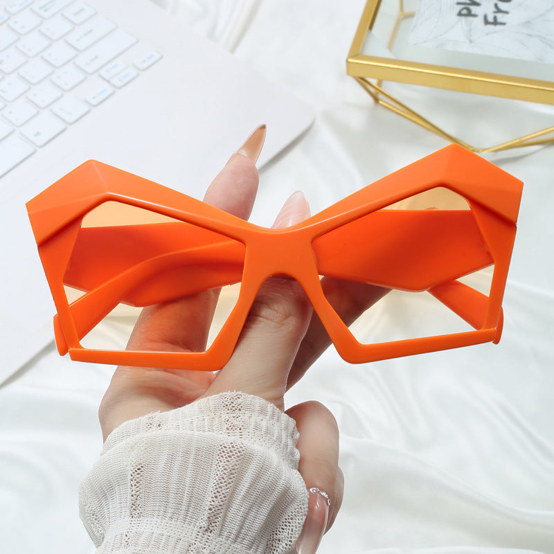 Ladies geometric designer glasses Bowlift