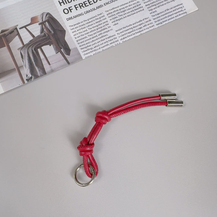 Stylish Leather Keychain Holder Bowlift