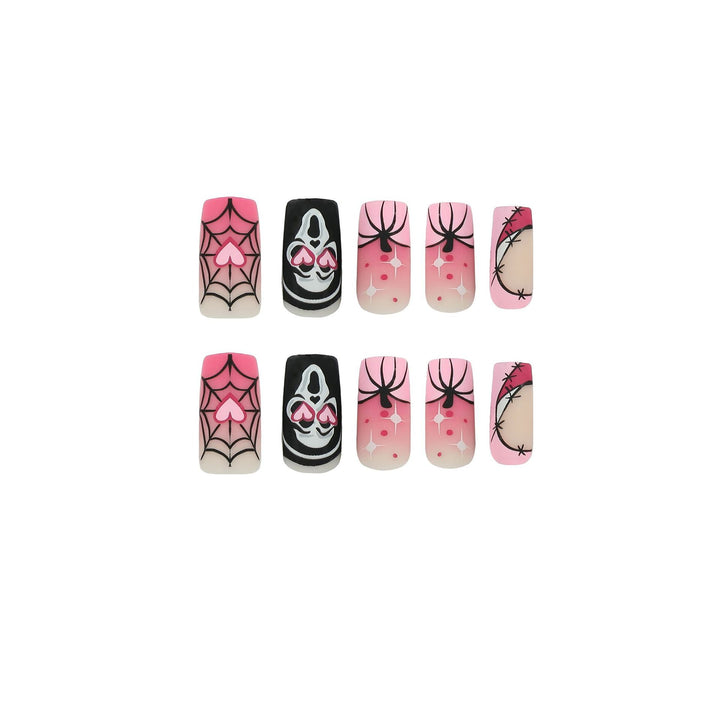 Artful Nail Art with Halloween Motif Bowlift